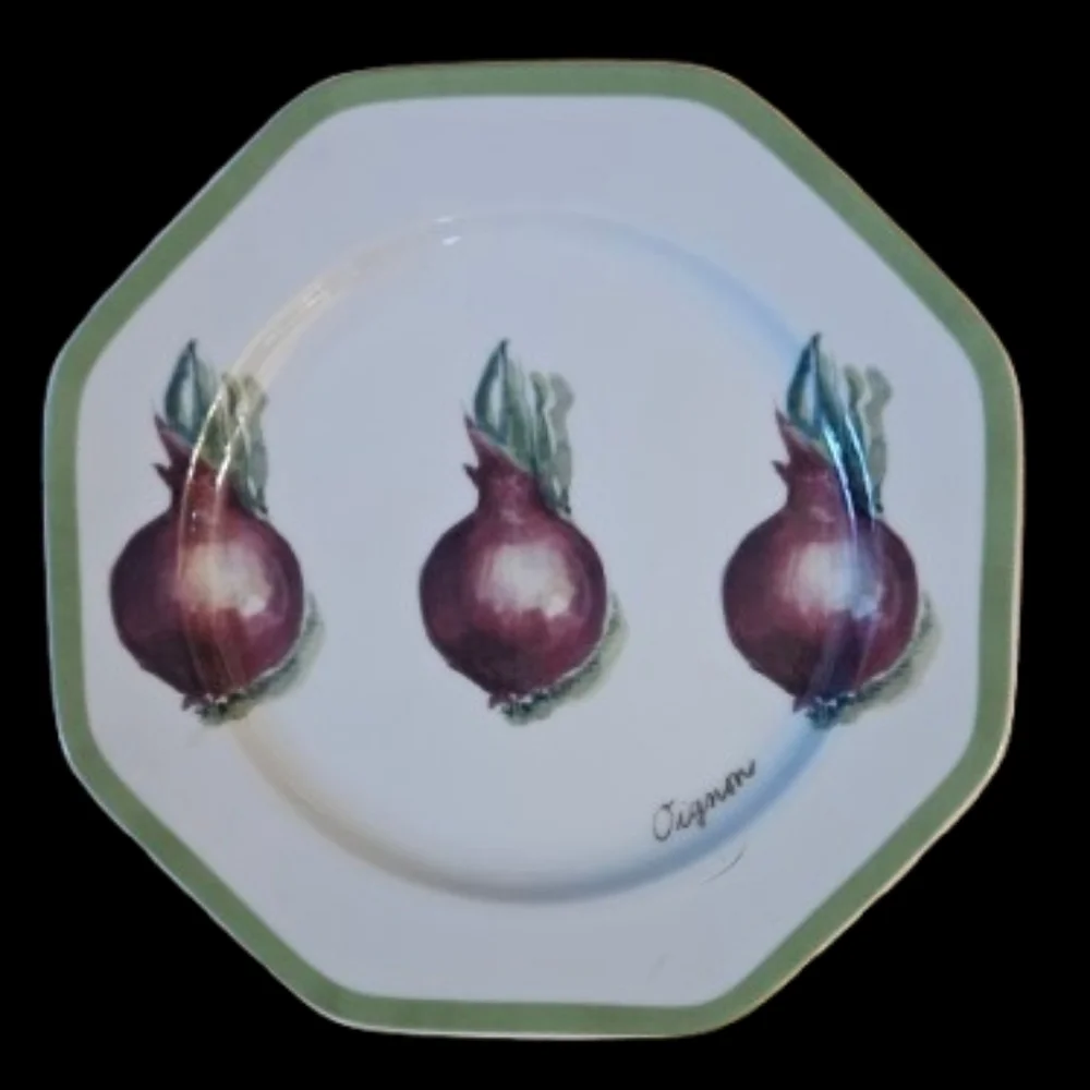 *NWOT William Sonoma Vegetable Garden Salad Plates Set Of 6
